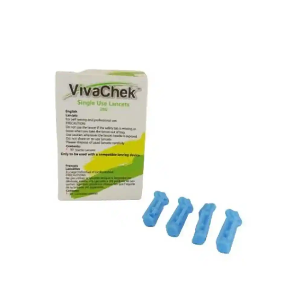 Lancetas Vivachek X 100und