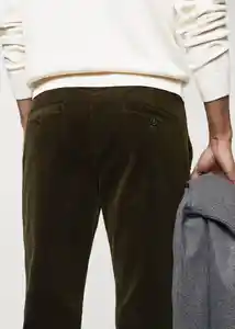 Pantalón Berdam Khaki Talla 46 Hombre Mango