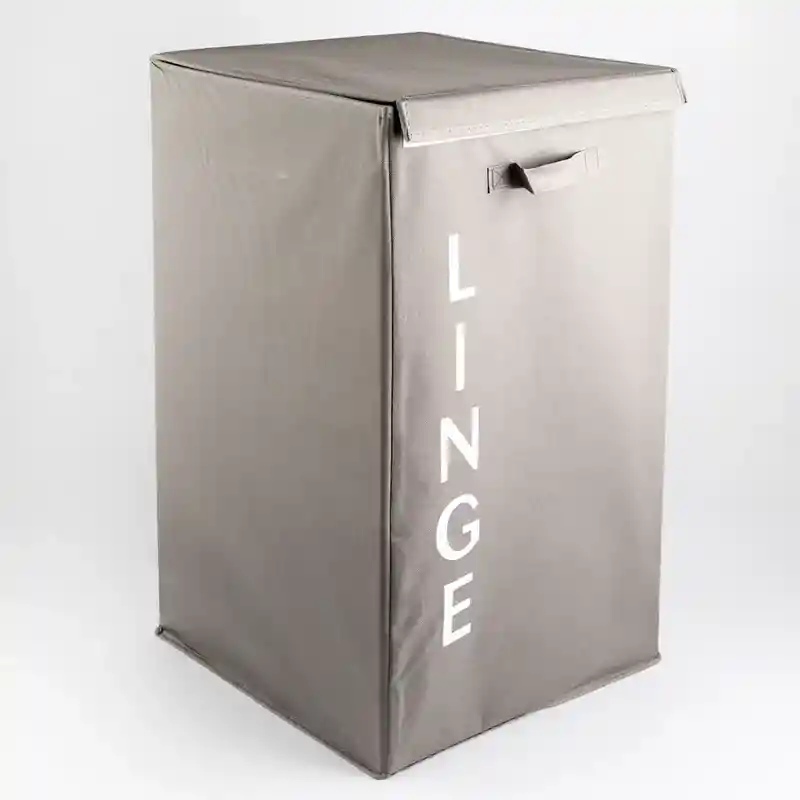 5Five Cesta Ropa Gris Plegable 105666