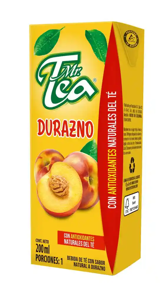 Mr Tea Durazno (200 Ml)