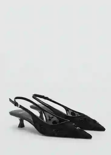 Zapatos Lucida Negro Talla 36 Mujer Mango