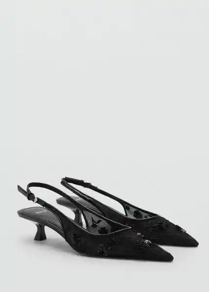Zapatos Lucida Negro Talla 36 Mujer Mango