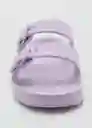 Chancla Pau Malva Talla 37 Niñas Mango