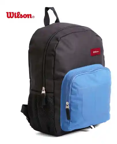 Wilson Morral Patrol Universitario Unisex Negro Con Azul