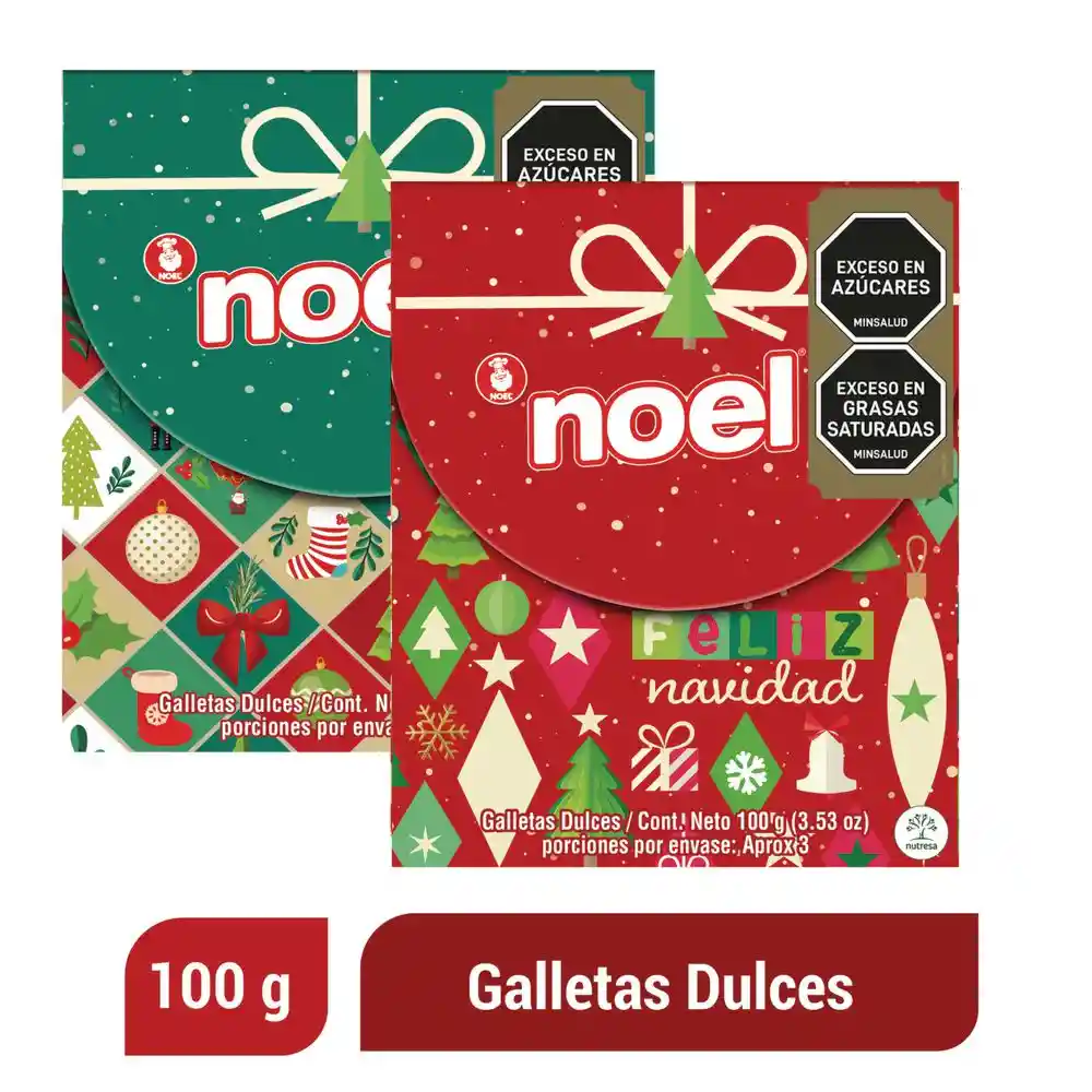 Galleta Noel Plegadiza Detalle (100 Gr)