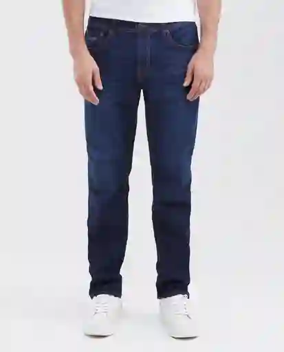 Jean Straight Fit-Masculino Azul Clasico Oscuro 34/32 Chevignon