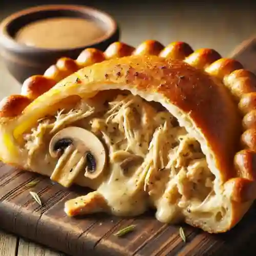 Panzerotti Pollo con Champiñones