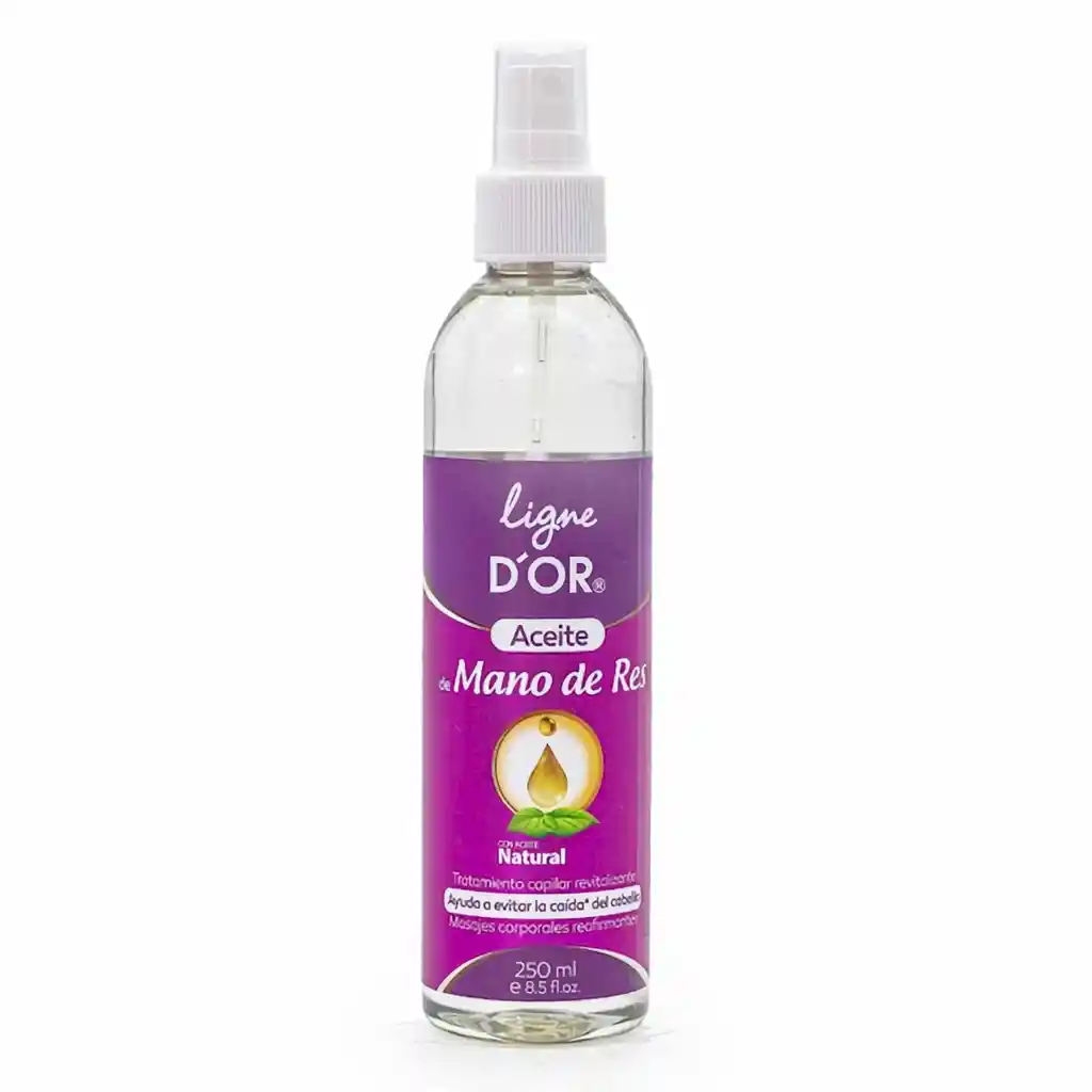 Ligne D-Or Dor Aceite Capilar Mano De Res 250 Ml