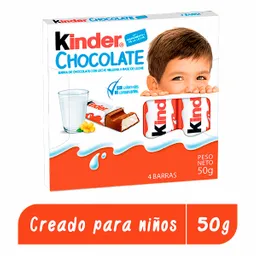 Kinder Barra de Chocolate con Leche Niños