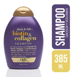 Organix Shampoo con Biotina & Colágeno Grosor y Volumen