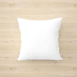 Esencial Cojín 100% Poliéster Unica - Blanco 45 x 45