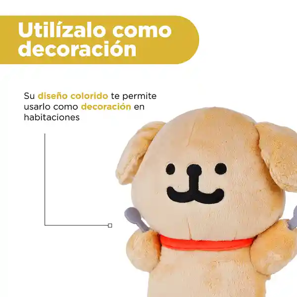 Peluche Entusiasta de la Comida Golden Retriever Maltese Miniso