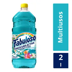 Fabuloso Limpiador Líquido Multiusos Antibacterial Mar Fresco 
