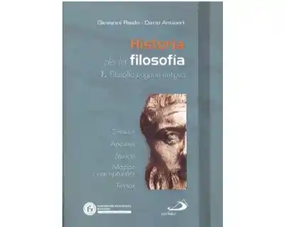 Historia de la Filosofía Tomo 1 Filosofía Pagana Antigua