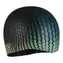 Gorro Silicona Adulto Slogan Printed Verde-única