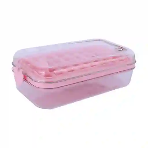 Molde Bandeja Grande Para Cubitos de Hielo Rosa Miniso