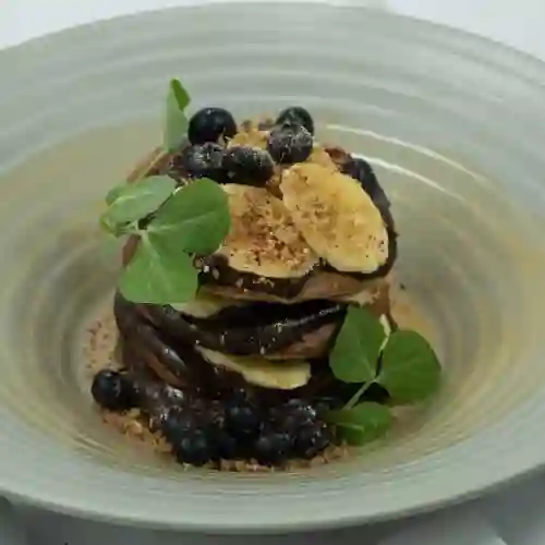 Mini Pancakes Banano Nutella