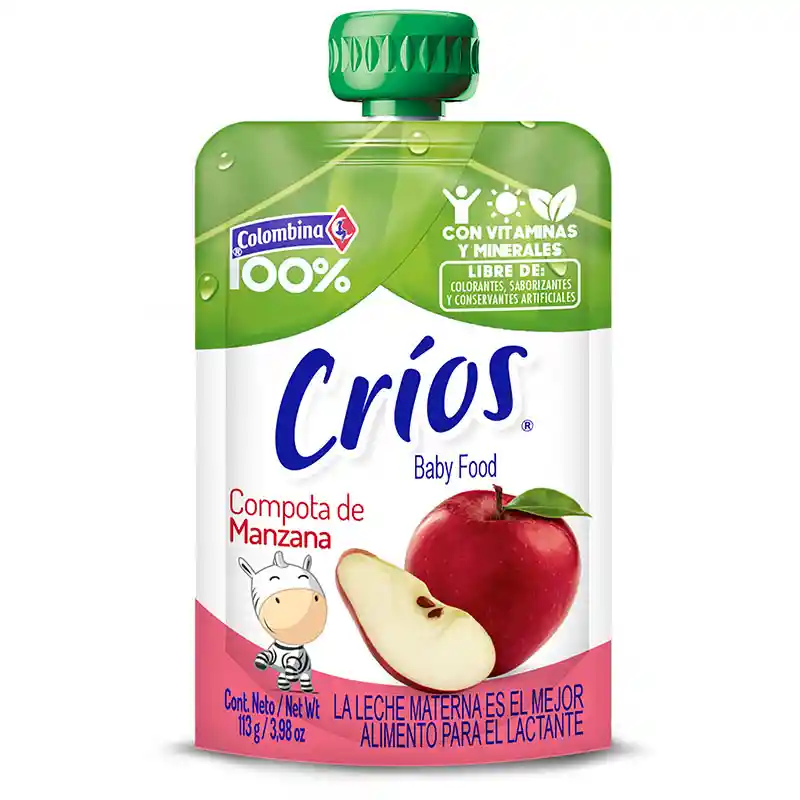 Crios Compota Sabor a Manzana