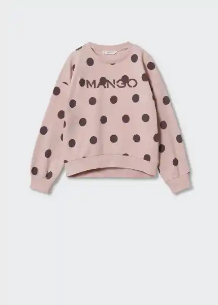 Sudadera Mangolo Malva Talla 14 Niñas Mango