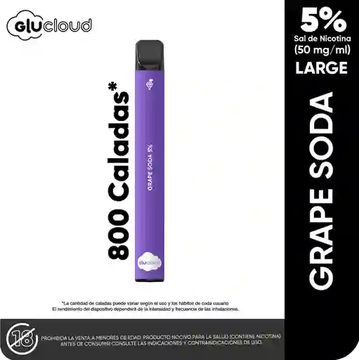 Glucloud Vapeador Grape Soda Large