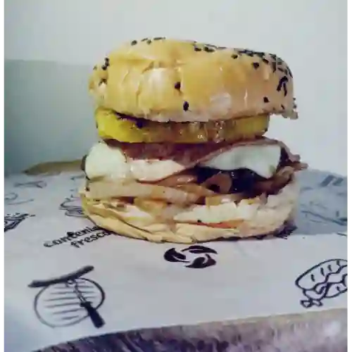 Hamburguesa hawaiana