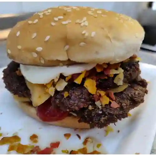 Hamburguesa Doble Carne Doble Queso.