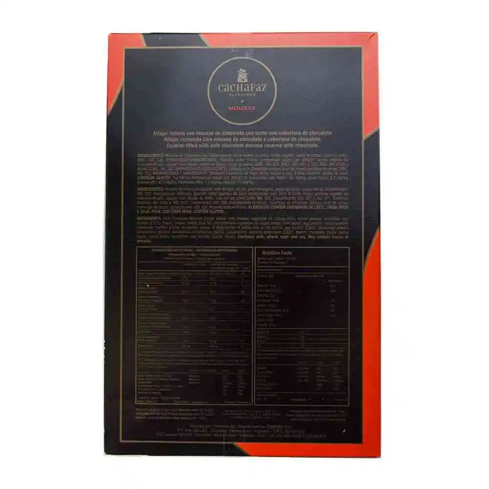 Cachafaz Galleta Con Chocolate Mousse Alfajor