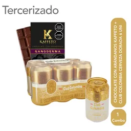 Combo Kaffeto Chocolate Arandanos + Club Colombia Doraza 6Pack