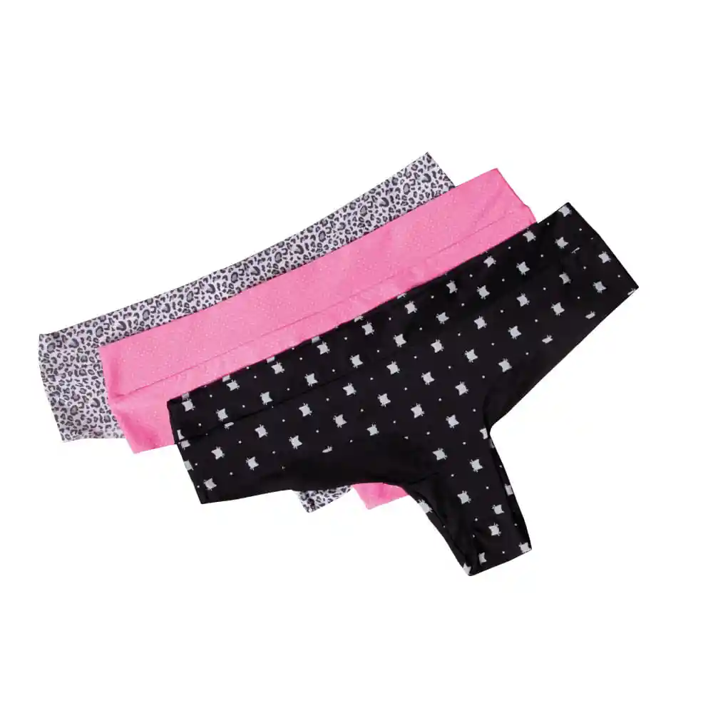 Brasilera Paqx3 Estamp. Mujer 22353 Haby Talla Xl