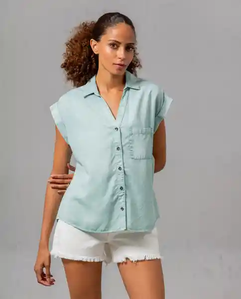 Camisa Mujer Verde Talla L Rifle