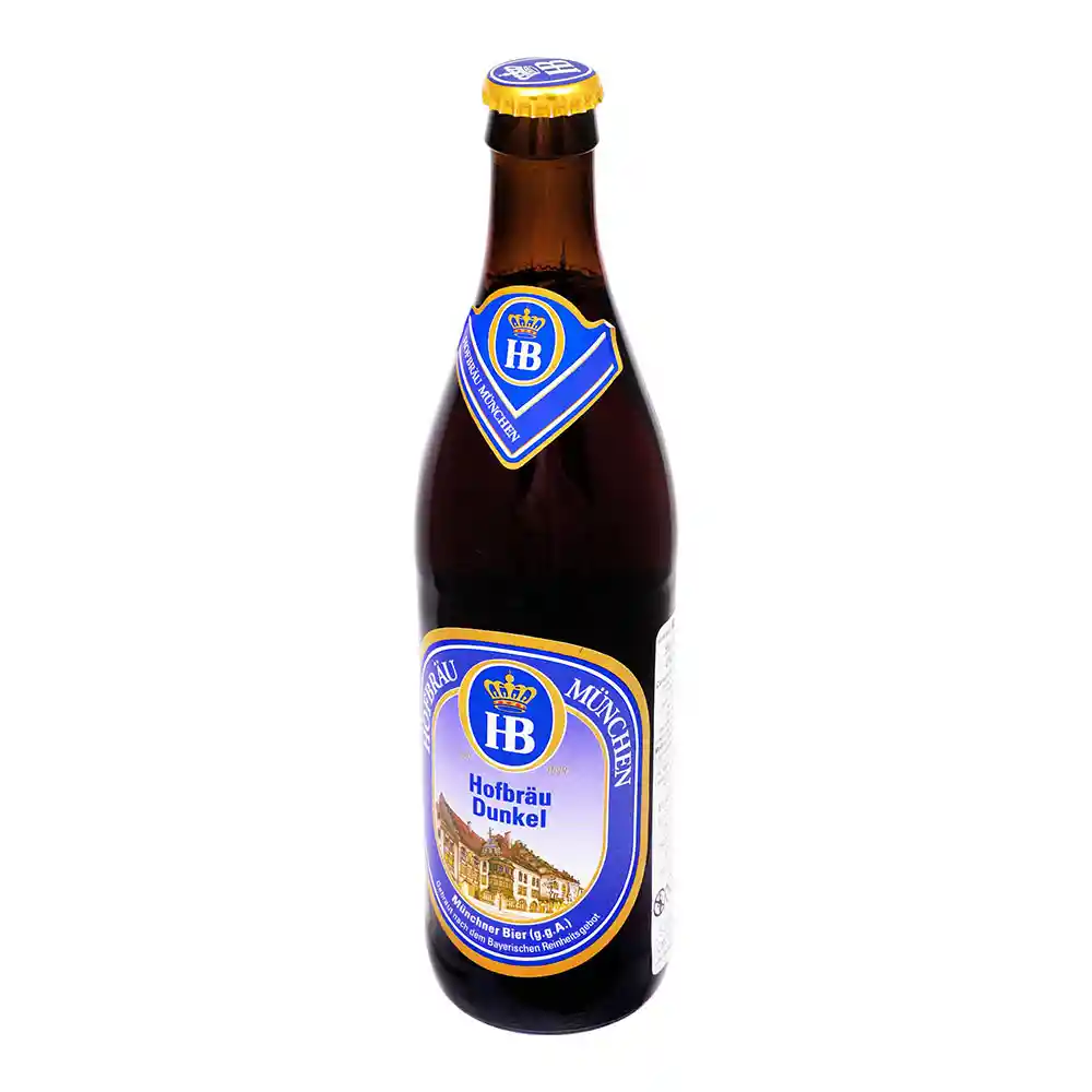 Hofbräu Dunkel Cerveza Munchen Negra Alemana