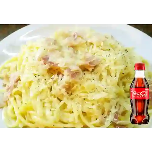 Combo Spaguetti Mixto Personal +Cocacola Orig 250ML