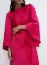 Vestido Rosa-A Fucsia Talla XS Mujer Mango