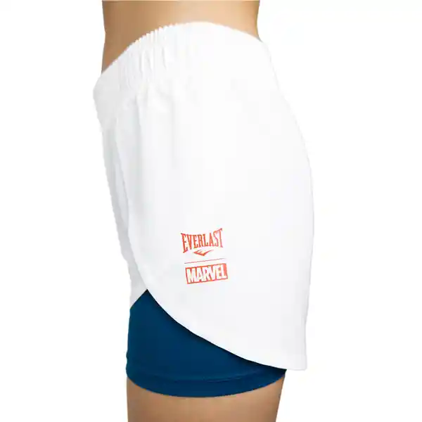 Everlast Pantaloneta Femenina Captain América Talla M