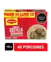 Caldo con Costilla MAGGI Desmenuzado paga 10 lleva 12 sobres x 108g