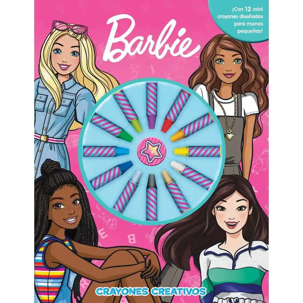 Mattel Barbie Crayones Creativos Phidal Publishing