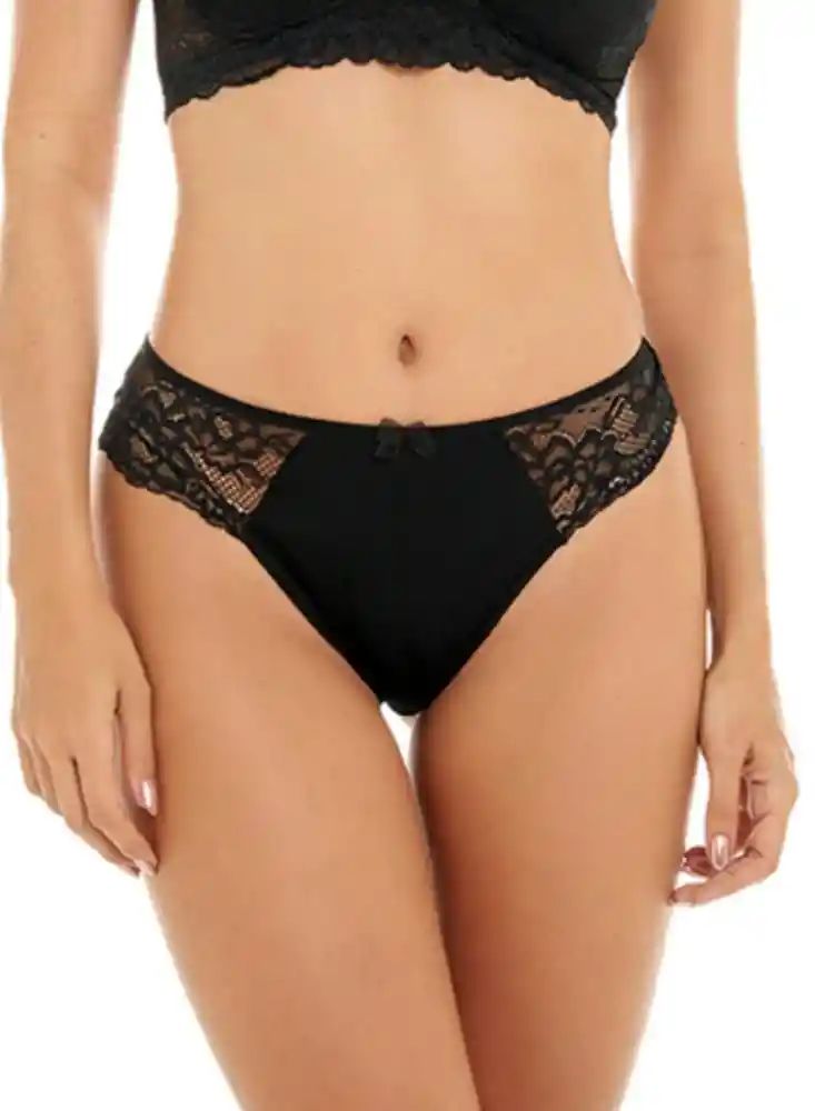 Tanga Brasilera M-negro