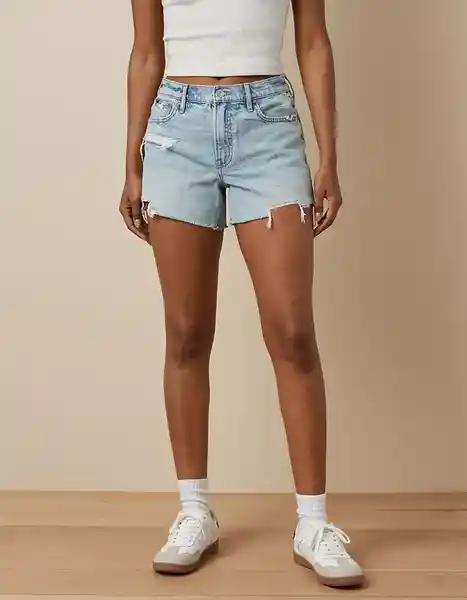 Short Mujer Azul Talla 0 American Eagle 05477898