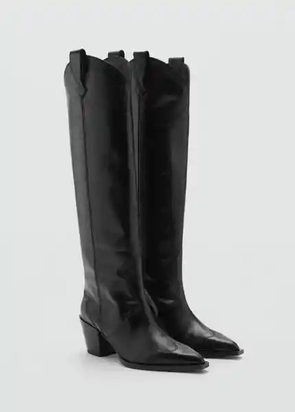 Botas Salsa Negro Talla 42 Mujer Mango