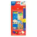   Faber Castell  Set Lapices De Color Mas Lapices De Grafito 