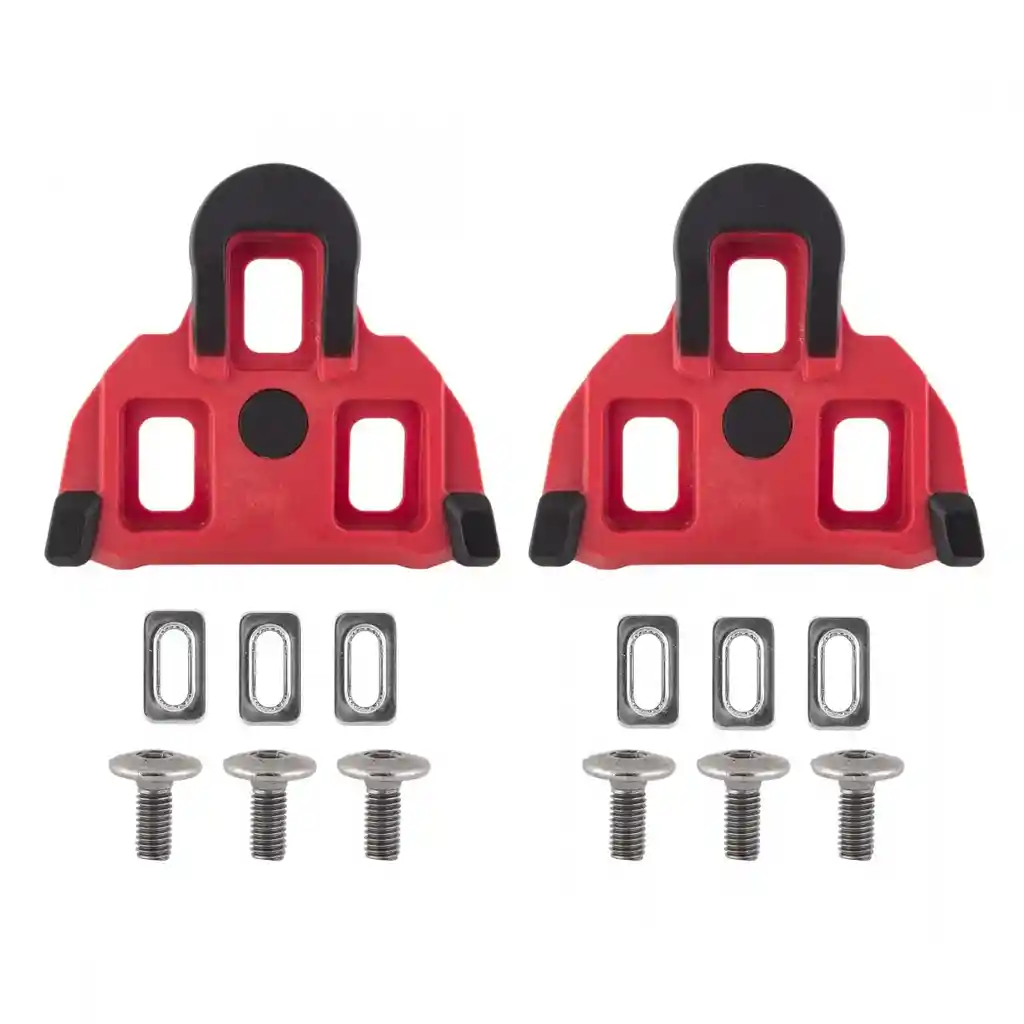 Exustar Pedal para Bicicleta RSL11 SPD-SL Rojo