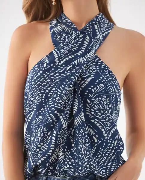 Camisa Azul Medianoche Ultraoscuro Talla XXL 619F057 Esprit