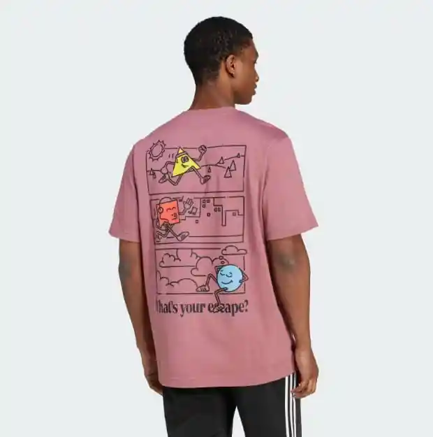 Adidas Camiseta Positive T Hombre Rojo L