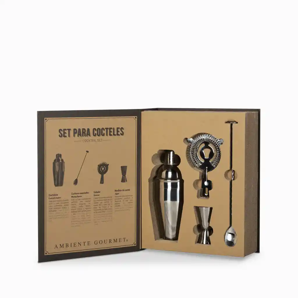 Set Para Cócteles Ambiente Gourmet
