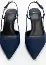 Zapatos Loande Tejano Oscuro Talla 39 Mujer Mango