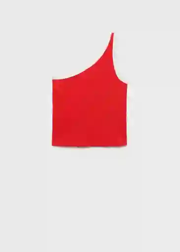 Top Malta Rojo Talla S Mujer Mango