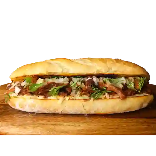 Torta Birria Ahumada