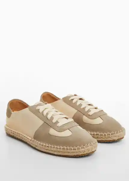 Sandalias Yutecord Crudo Talla 39 Hombre Mango