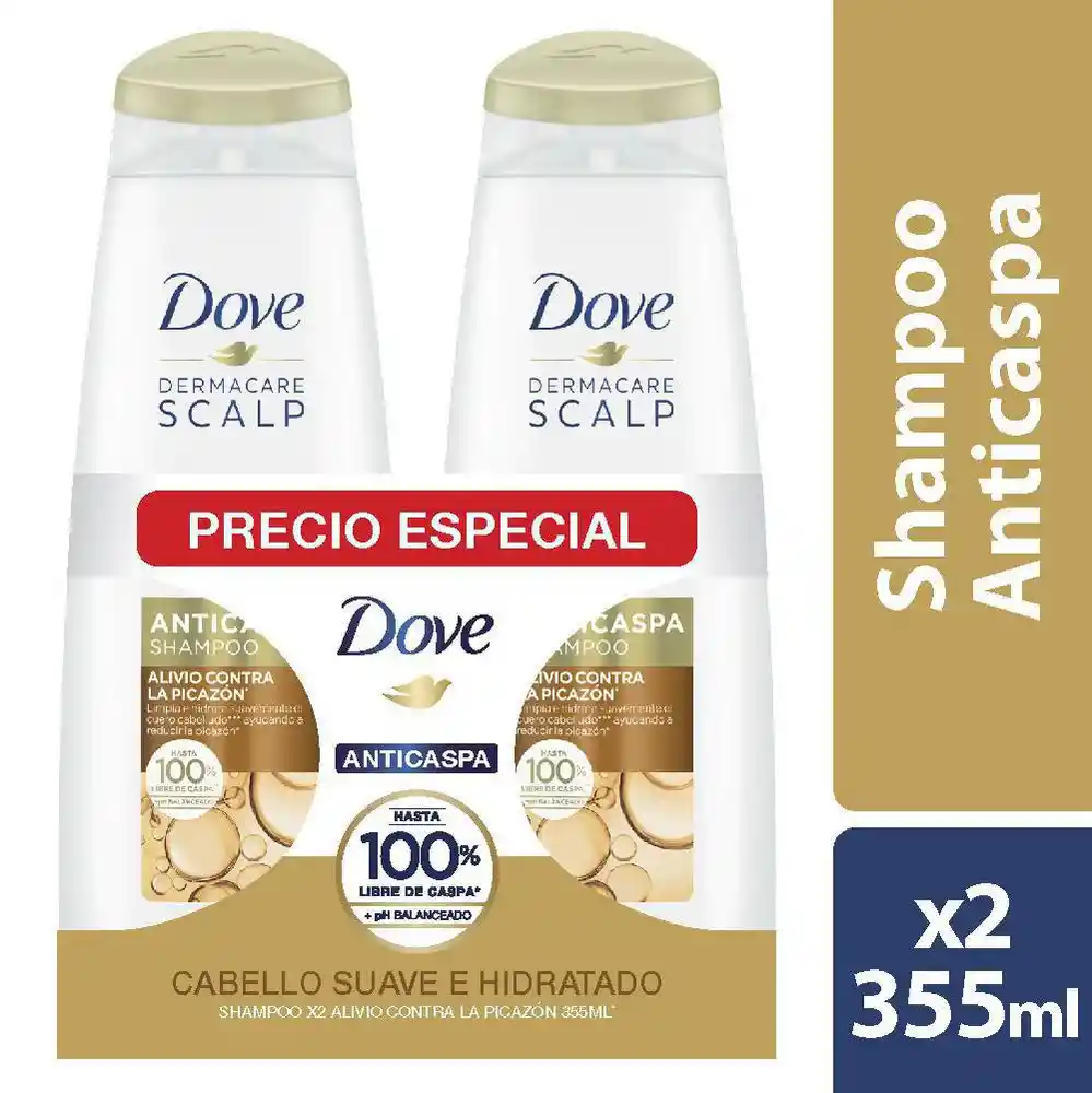 Dove Shampoo Anticaspa Dermacare Scalp