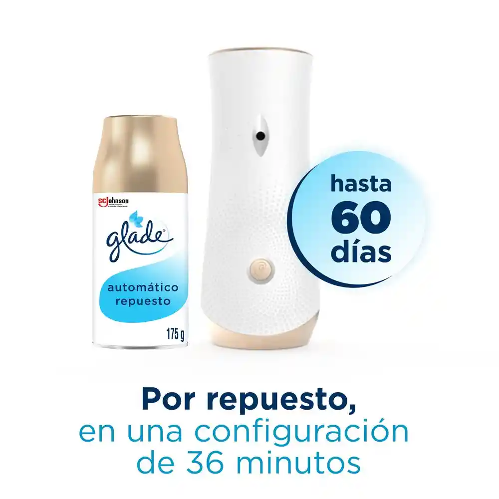 Glade Ambientador Automático en Aerosol Aparato Paraíso Azul 175 g